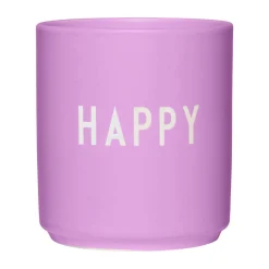 Becher<Design Letters Becher 8 cm Favourite Fashion Colour Happy lila