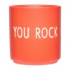Becher<Design Letters Becher 8 cm Favourite Fashion Colour You Rock terracotta