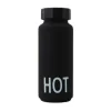 Design Letters Thermoflasche 0,5 l Hot&Cold Hot schwarz