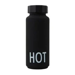 Design Letters Thermoflasche 0,5 l Hot&Cold Hot schwarz