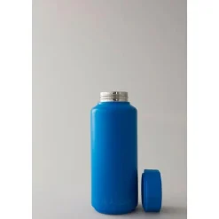 Thermosflaschen<Design Letters Thermoflasche 0,5 l Ton-auf-Ton Life is a journey blau