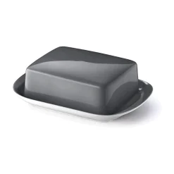 Butterdosen<Dibbern Butterdose 2-tlg. Solid Color Anthrazit