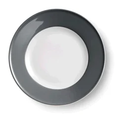 Frühstücksteller<Dibbern Dessertteller 19 cm Solid Color Anthrazit