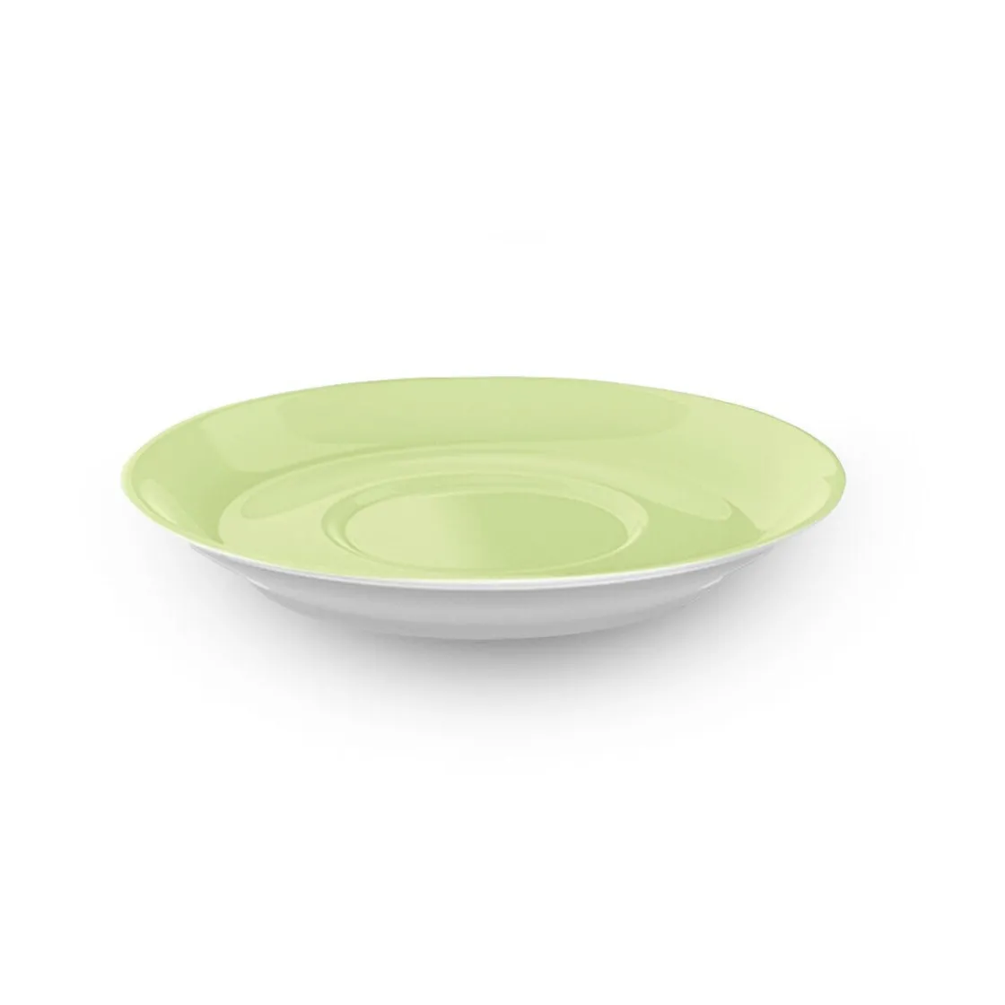 Dibbern Espresso-Untertasse 12 cm Solid Color Classico Pistazie
