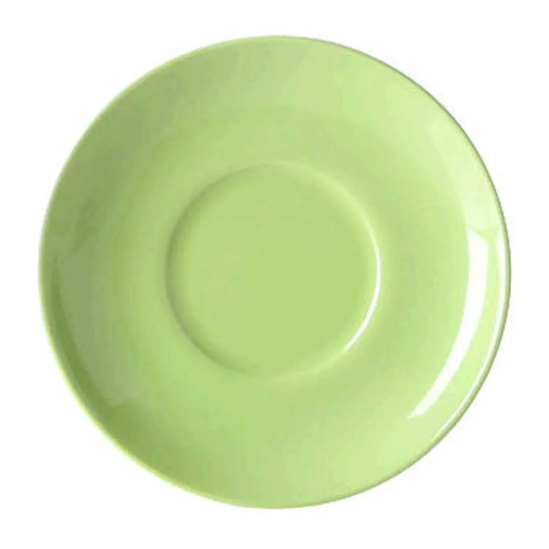 Kaffeeuntertassen<Dibbern Kaffee-Untertasse 14 cm Solid Color Maigrün