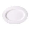 Dibbern Platte oval 34 cm Fine Bone China Classic weiß