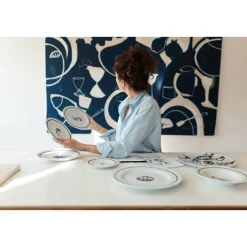 Dibbern Platzteller 31 cm Solid Color Brasserie Marine