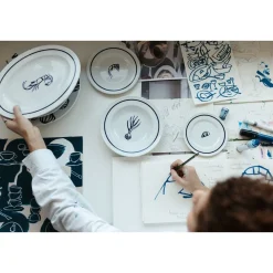 Dibbern Suppenteller 23 cm Solid Color Brasserie Marine