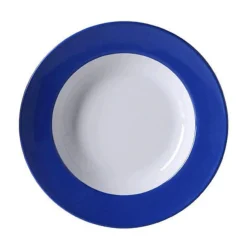 Dibbern Teller tief 23 cm Fahne Solid Color kornblume