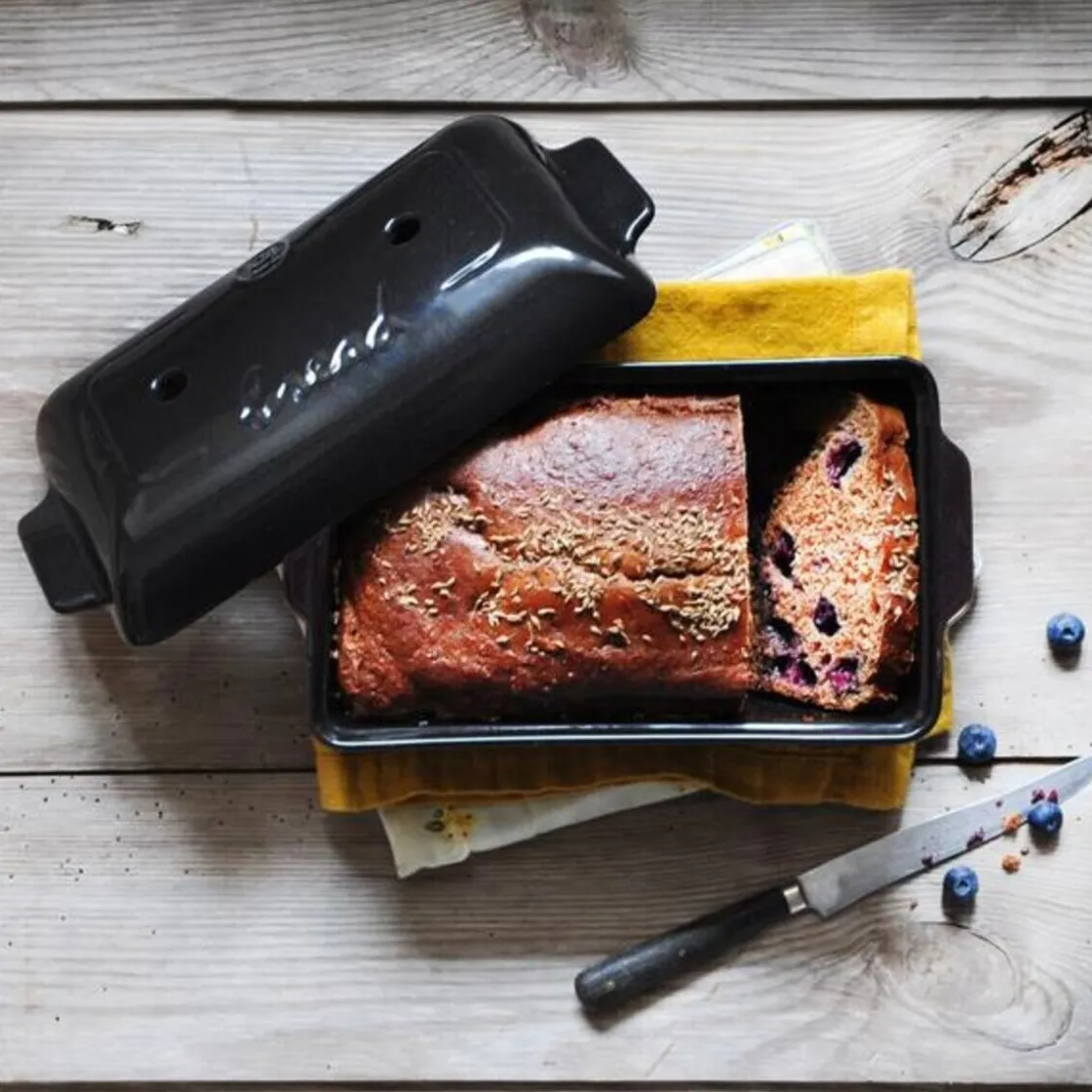 Emile Henry Brotform 2-tlg. Fusain