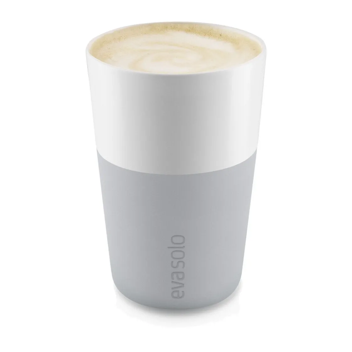 Eva Solo 2 Cafe-Latte-Becher 0,36l Marble grey