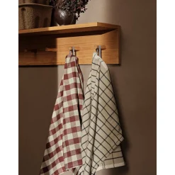 Weihnachten|Küchentextil<ferm LIVING Geschirrtuch 70x50 cm Hale sand/schwarz