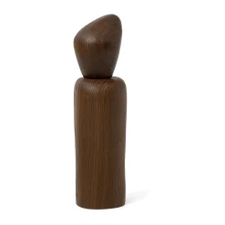 ferm LIVING Gewürzmühle 21 cm Cairn dunkelbraun
