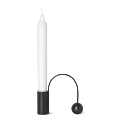 Weihnachtskerzen<ferm LIVING Kerzenhalter 11 cm Balance schwarz