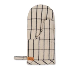 Weihnachten|Küchentextil<ferm LIVING Ofenhandschuh 28 cm Hale sand/schwarz