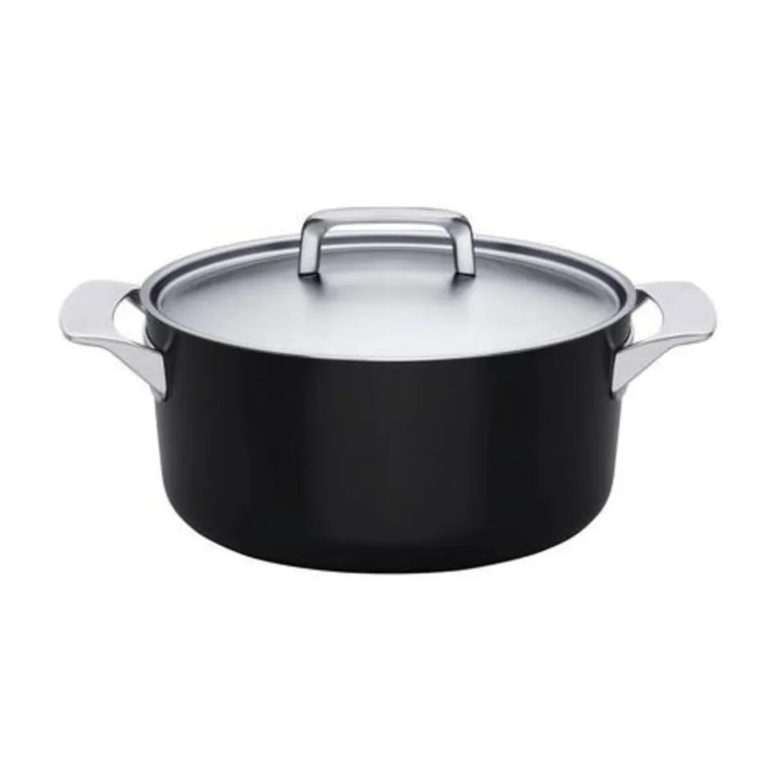 Töpfe|Kochwelt Entdecken<Fiskars Kasserolle mit Deckel 3,5 l Rotisser schwarz