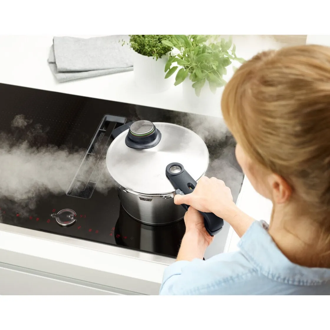 Kochwelt Entdecken|Töpfe<Fissler Schnellkochtopf 6,0 l Vitavit Premium silber