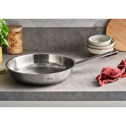 Pfannen|Kochwelt Entdecken<Fissler Stielpfanne 28 cm Original-Profi Collection silber