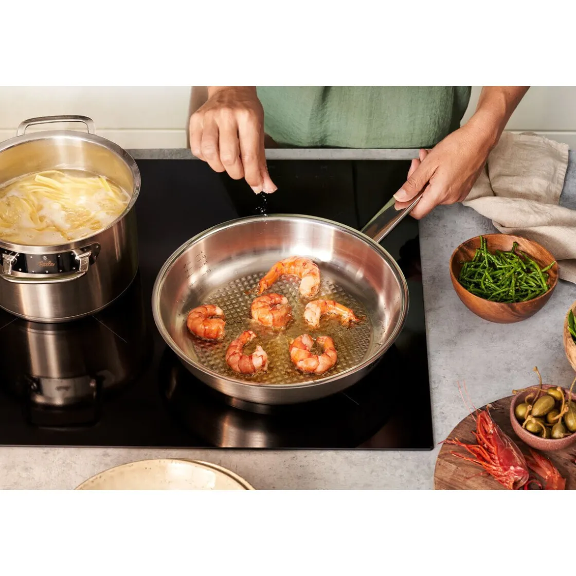 Pfannen|Kochwelt Entdecken<Fissler Stielpfanne 28 cm Original-Profi Collection silber