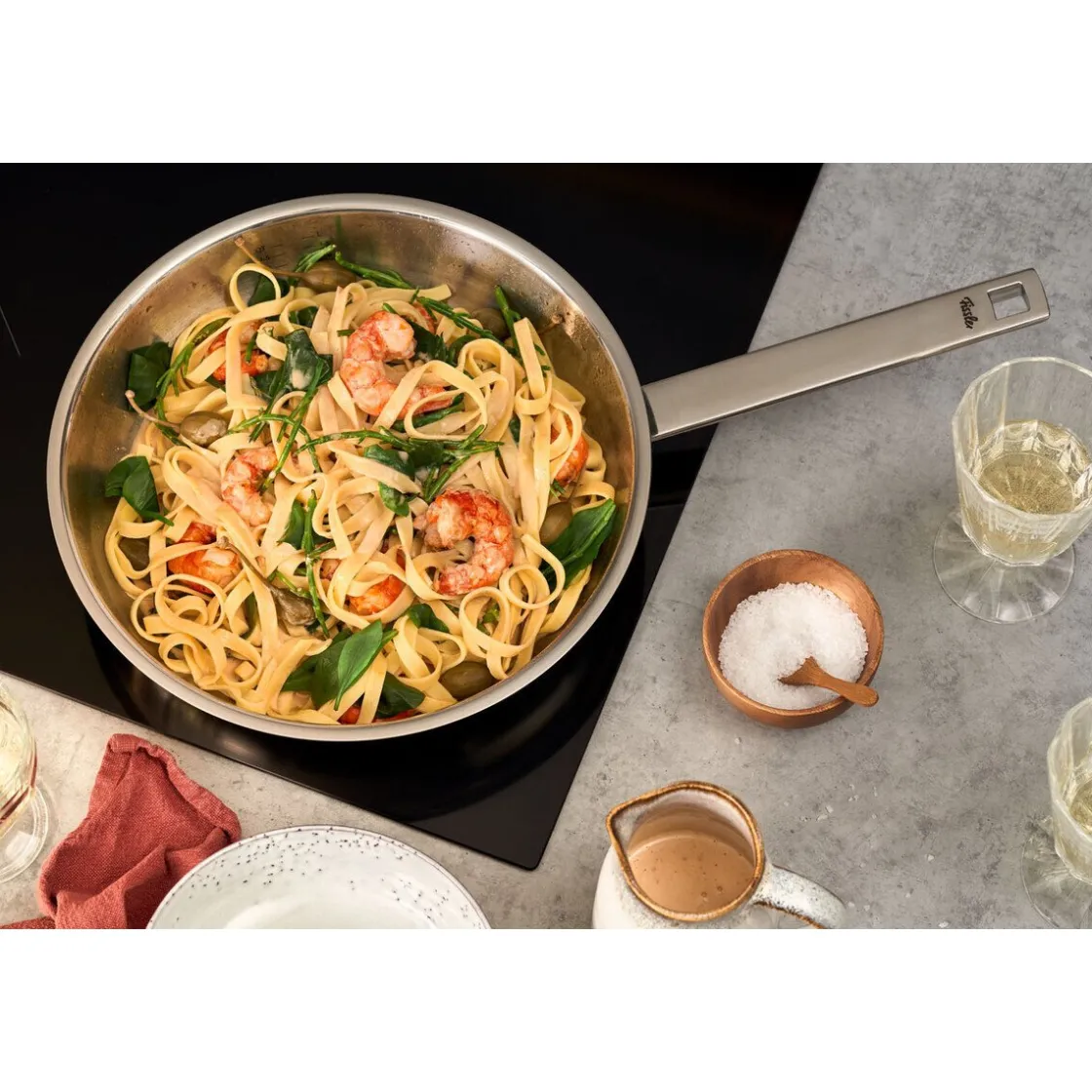 Pfannen|Kochwelt Entdecken<Fissler Stielpfanne 28 cm Original-Profi Collection silber