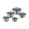 Fissler Topf-Set 5-tlg. Phi Collection edelstahl