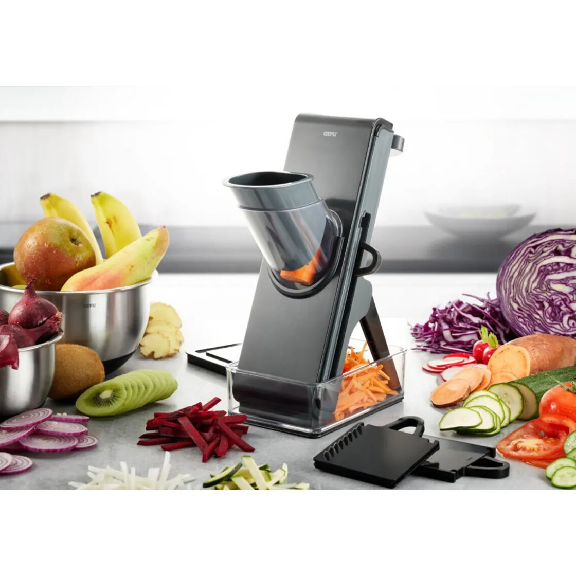 Gefu Gemüsehobel Stando 26 cm schwarz