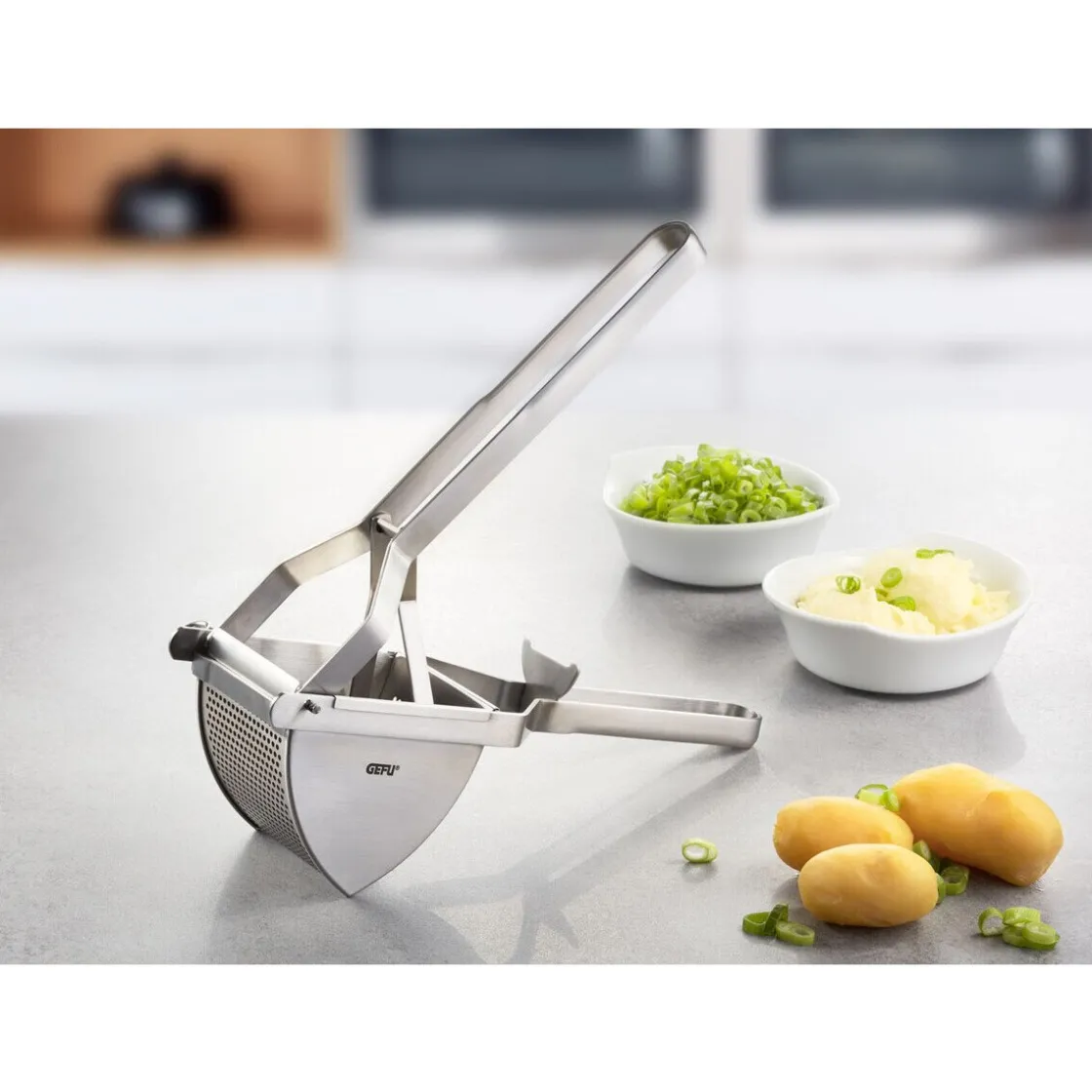Küchenpressen|Messer & Co. Entdecken<Gefu Kartoffelpresse Das Original 31 cm silber