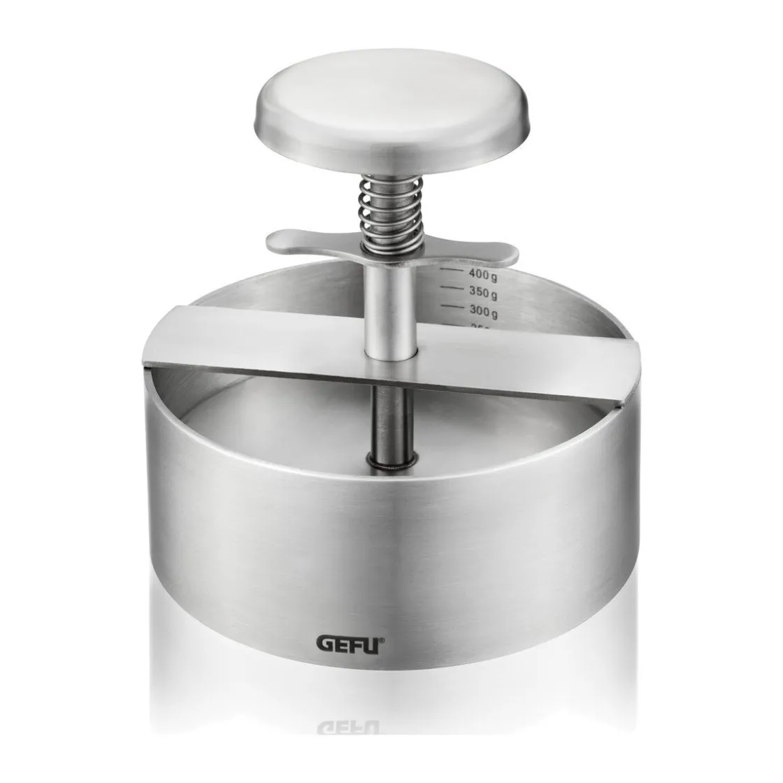 Gefu Profi-Hamburgerpresse Pätti 11 cm silber