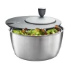 Salat Zubehör<Gefu Salatschleuder 3,0 l Rotare edelstahl