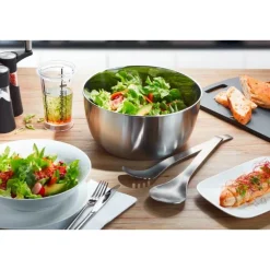 Salat Zubehör<Gefu Salatschleuder 3,0 l Rotare edelstahl