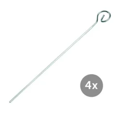 Gefu Schaschlikspieße 22cm Packung 4 Stück