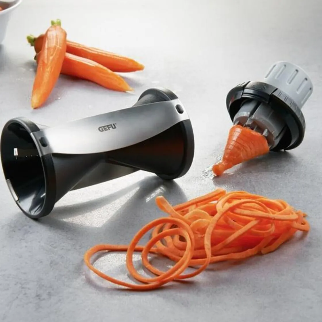 Gefu Spiralschneider Spirelli 2.0 schwarz