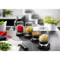 Gefu Sprossenglas Bivita 18 cm schwarz