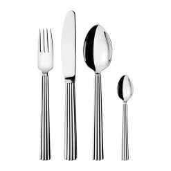 Georg Jensen Besteck-Set 16-tlg. Bernadotte Edelstahl glänzend