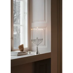 Neuheiten<Georg Jensen Chanukka-Kerzen 18er-Set Cobra weiß