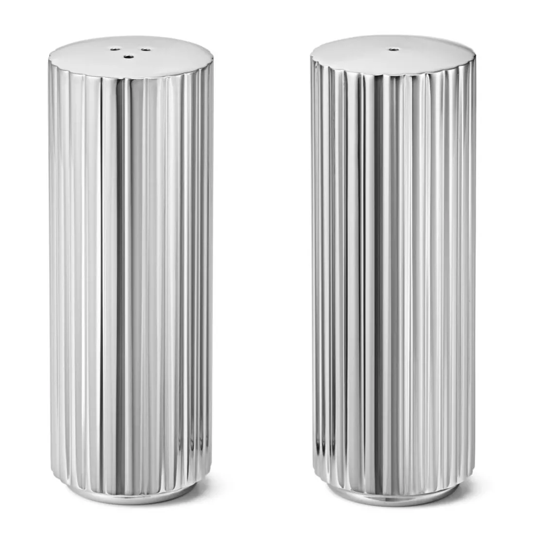 Georg Jensen Salz- und Pfefferstreuer 2-tlg. Bernadotte edelstahl