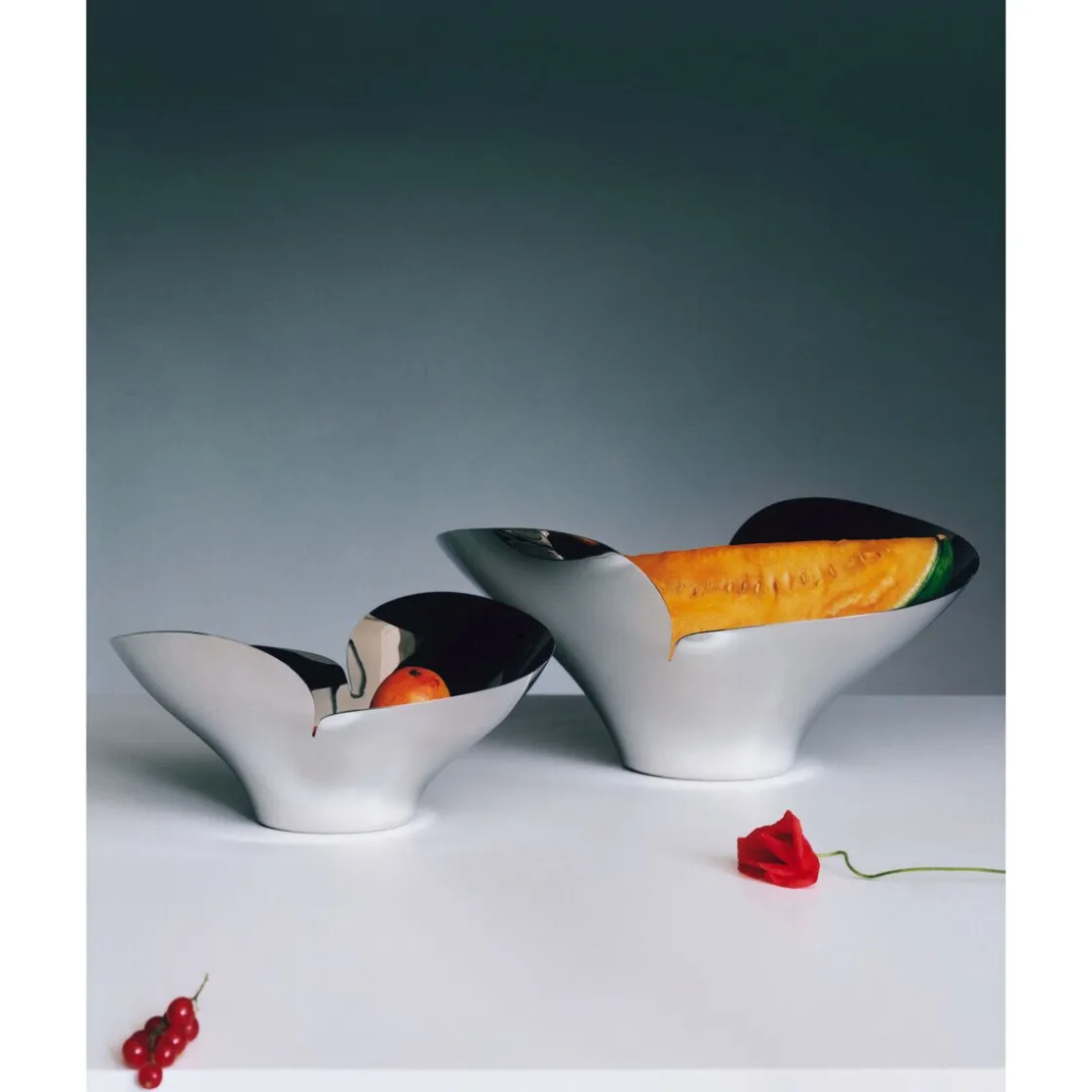 Georg Jensen Schale 35x26 cm Bloom edelstahl