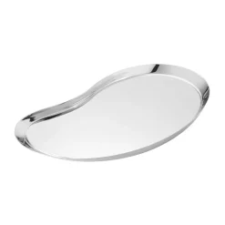 Servierplatten<Georg Jensen Teller 22x44 cm Indulgence edelstahl
