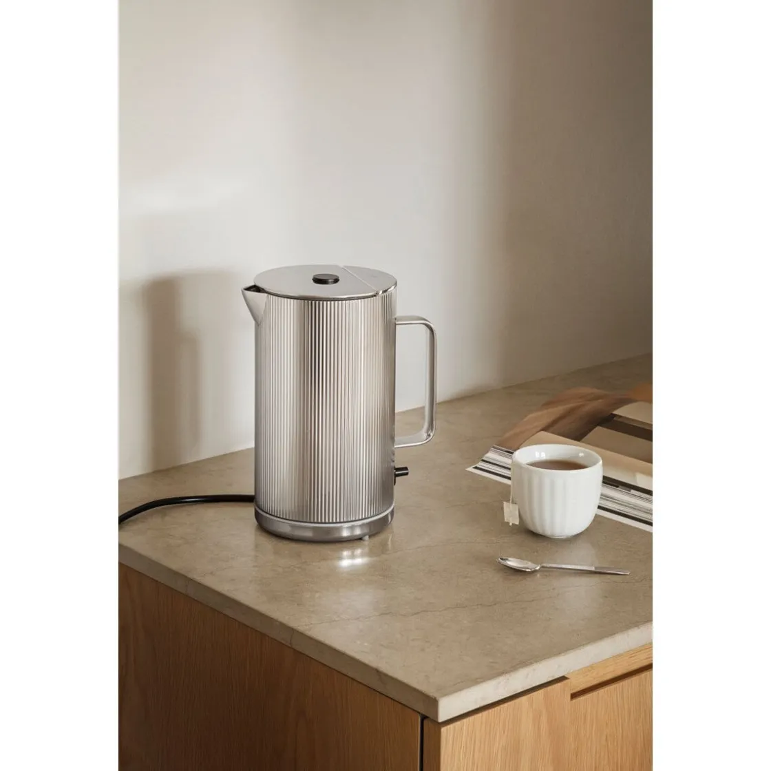 Georg Jensen Wasserkocher 1,5 l 2200 W Bernadotte edelstahl