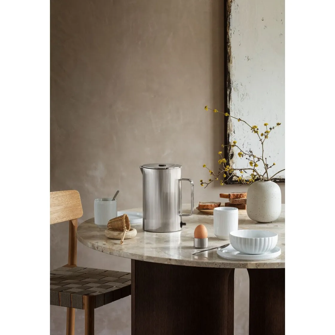 Georg Jensen Wasserkocher 1,5 l 2200 W Bernadotte edelstahl