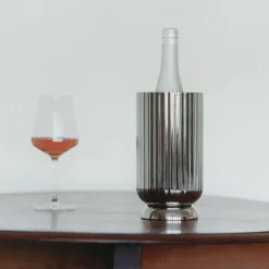 Georg Jensen Weinkühler 22 cm Bernadotte edelstahl