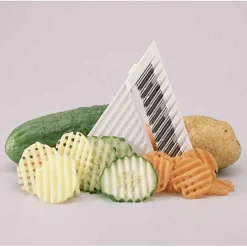 Messer & Co. Entdecken<GSD Buntschneide-Einsatz zum Universal-Gemüsehobel weiß