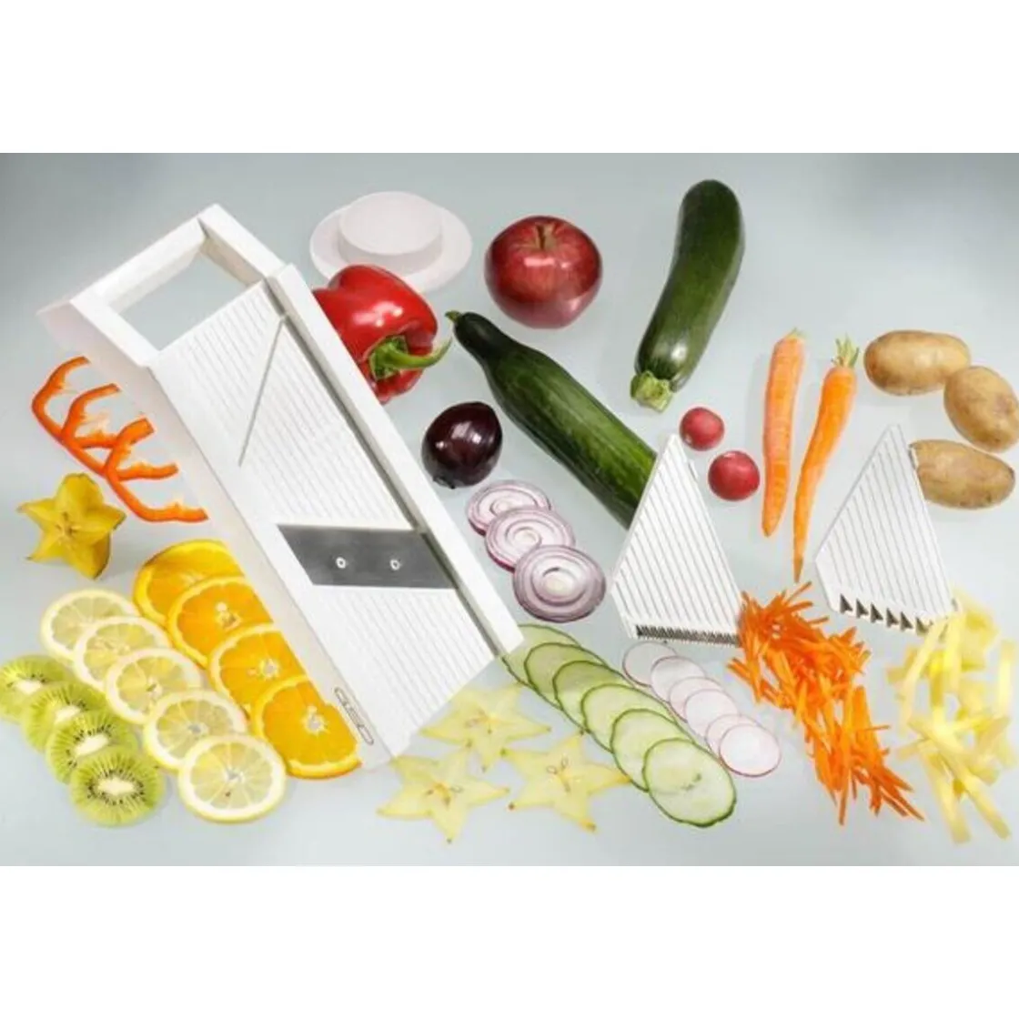 GSD Universalgemüse- hobel mit 3 Einsätzen