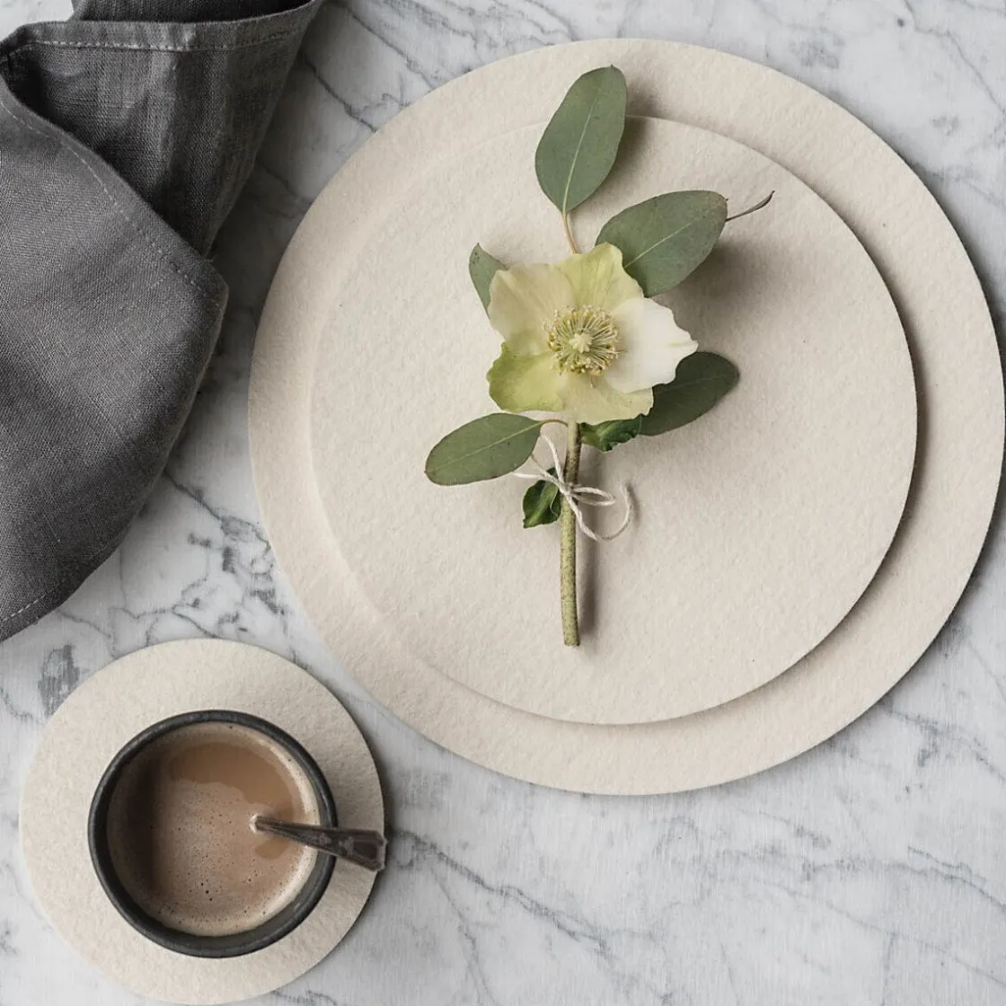 Hey-Sign Untersetzer 10 cm Macademia