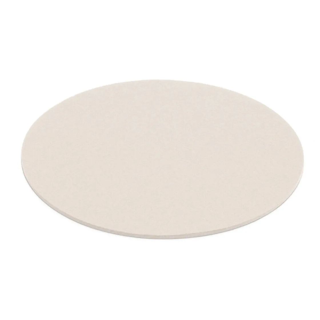 Untersetzer<Hey-Sign Untersetzer 10 cm Wollweiß