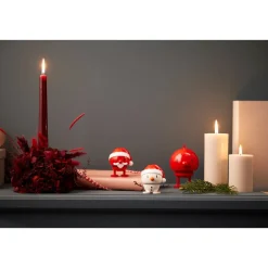 Weihnachten|Weihnachtsdekoration<Hoptimist Santa Claus Bumble S 7 cm rot