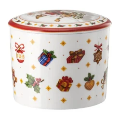 Weihnachtsbäckerei|Weihnachtsbäckerei<Hutschenreuther Dose 1,5 l Happy Wintertime