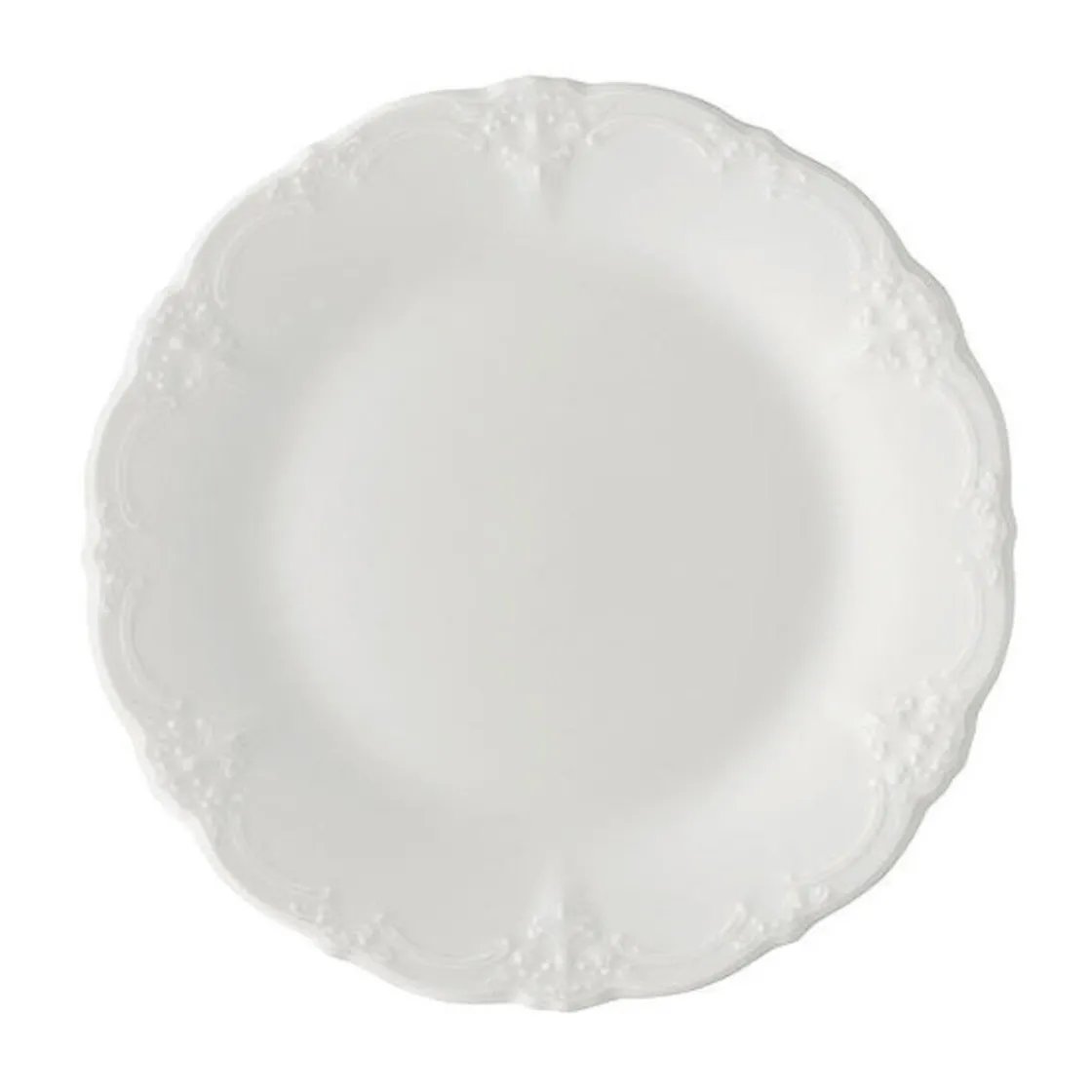 Frühstücksteller<Hutschenreuther Frühstücksteller 20 cm Fahne Baronesse Weiss