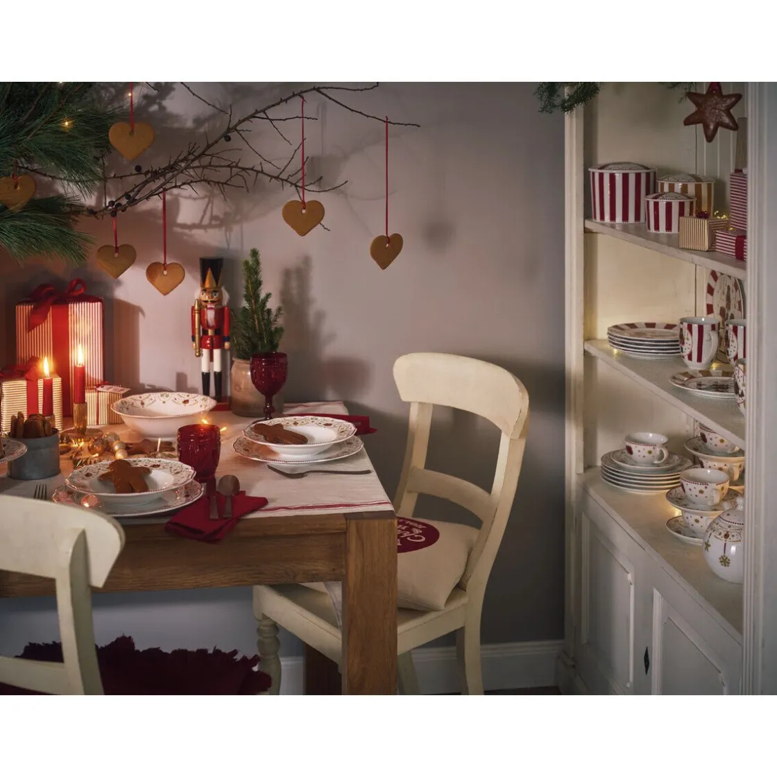 Hutschenreuther Geschirr-Set 4-tlg. Christmas Love Red