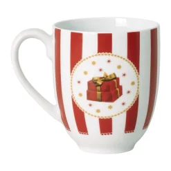 Weihnachten|Weihnachtsgeschirr<Hutschenreuther Henkelbecher 0,4 l Christmas Love Red